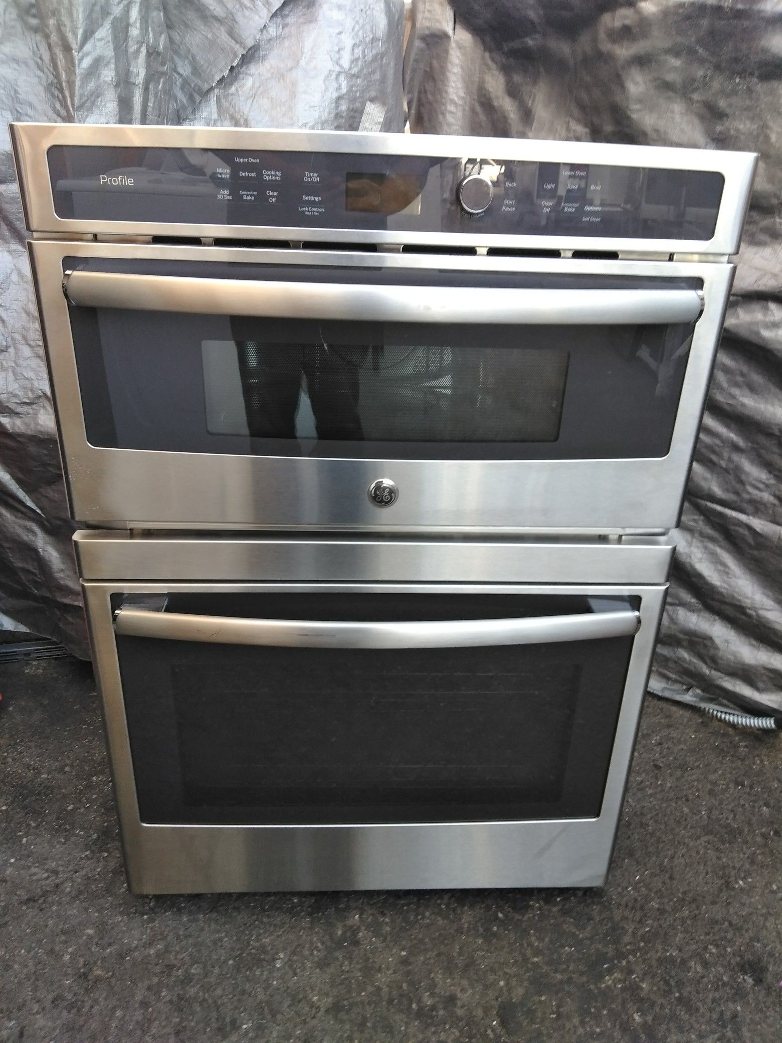 Come double oven stainless steel ge wall built in home/kitchen or garage appliances