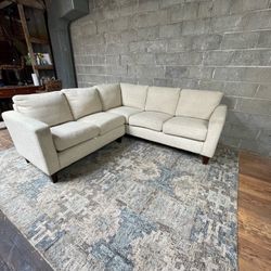 White Corner Sectional Couch “WE DELIVER”