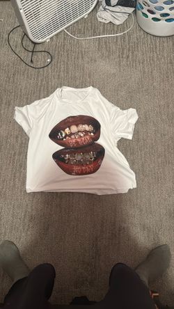 Be real no cap white tee
