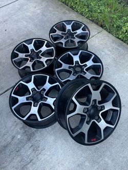 OEM 2020 Jeep Wrangler Rubicon 17” Wheels – Set of 5 Used