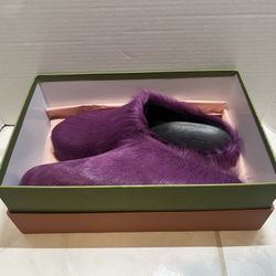 Mens Purple Marni Slides Size 43 Mens 10