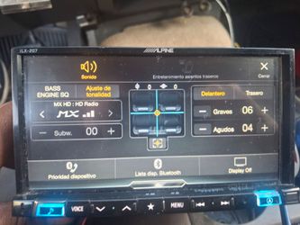 STEREO ALPINE AUX USB BLUETOOTH APLE CAR PLAY ANDROID GOOD CONDICIÓN ABLO ESPAÑOL