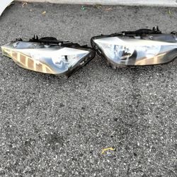 2012-2015 Bmw 328i (3 Series Sedan) Headlights With Lights Bulbs And Accessories OEM.