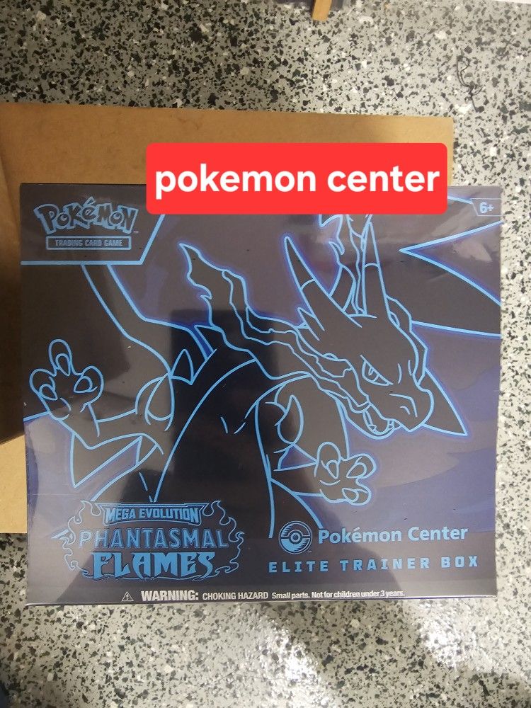 Pokemon Center Phantasmal Flames Etb Elite Trainer Box