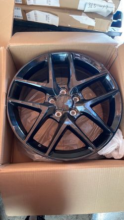18" New 18x8 in Alloy Wheel for Honda civic 2016 2017 2018 2019 2020 2021 2022 2023 2024 black Replacement Rim set of 2