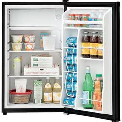 Frigidaire Mini Refrigerator with Full Freezer in Silver