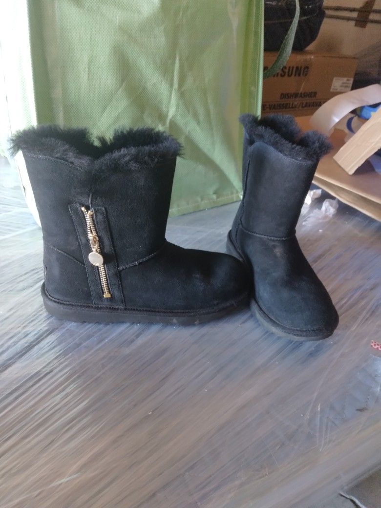 UGG Black Boots Suede