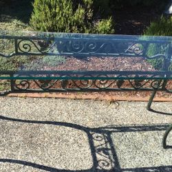 Thick Glass End Table