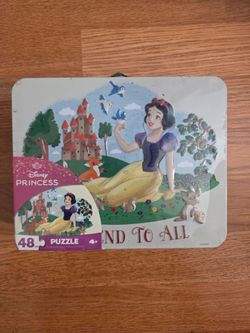 Spinmaster Disney Princess Snow White 48-Piece Puzzle in Tin