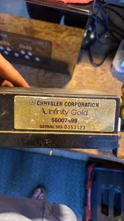 OEM Infinity Gold audio amplifier