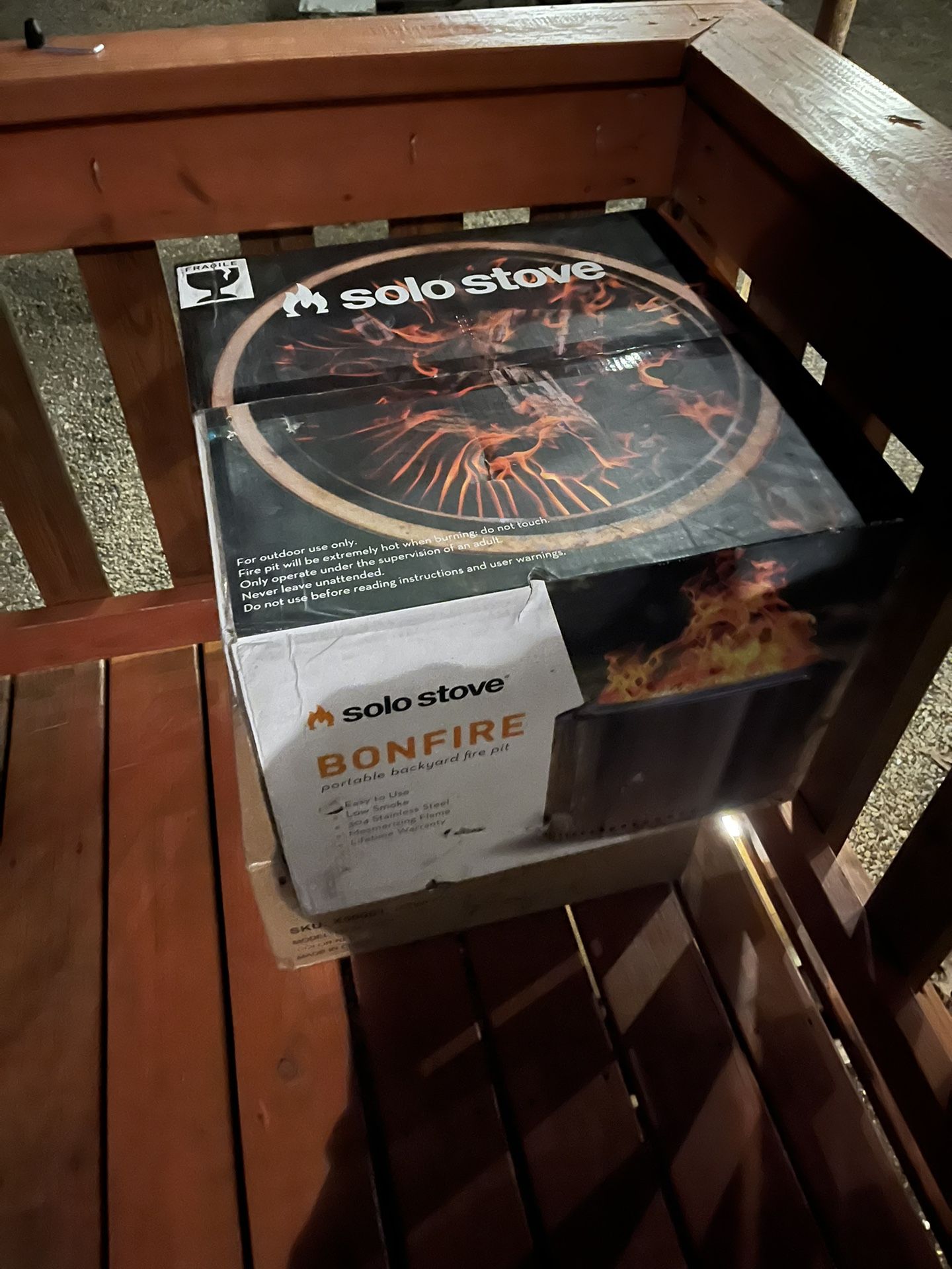 solo stove Backyard Stainless Steel Fire Pit New Never Opened