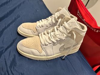 White Air Jordan 1’s  Zoom Comfort High