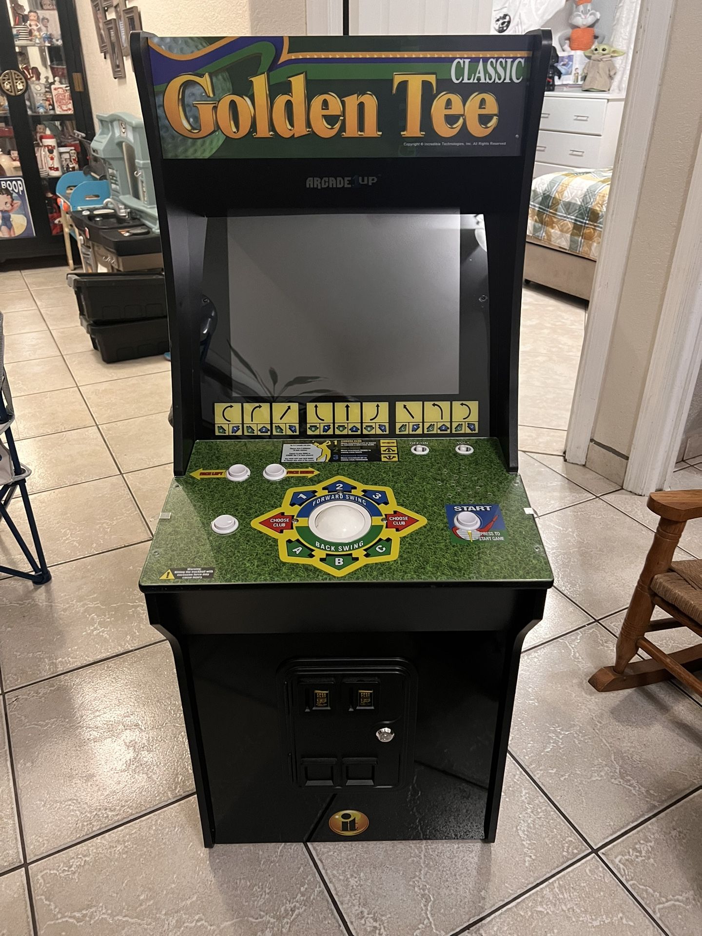 Golden Tee Arcade 1 Up With Riser