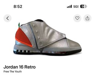 Jordan 16 free the youth size 11.5