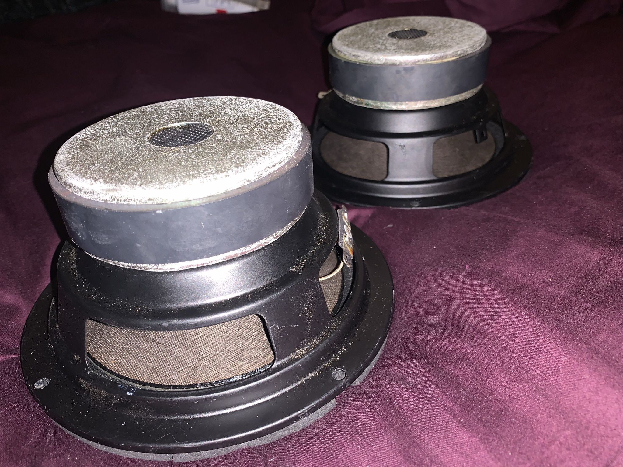 (2) 6.5 Car Audio Subwoofers