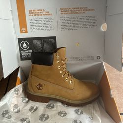 Timberland 25 6 IN Lace waterproof Wheat Nubuck Boots Botas 