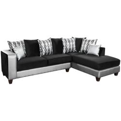 Contemporary 2 piece sectional sofa