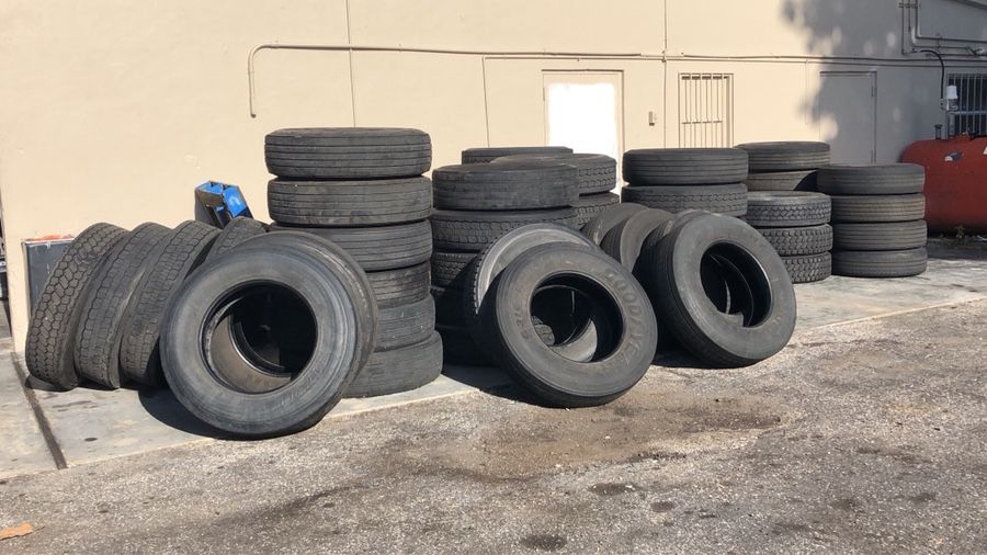 SEMI TRUCK TIRES! USED! VIRGIN & RECAPS! PICK THEM OUT! 295-75R-22.5 11R-22.5 285-75R-24.5 275-80R-22.5