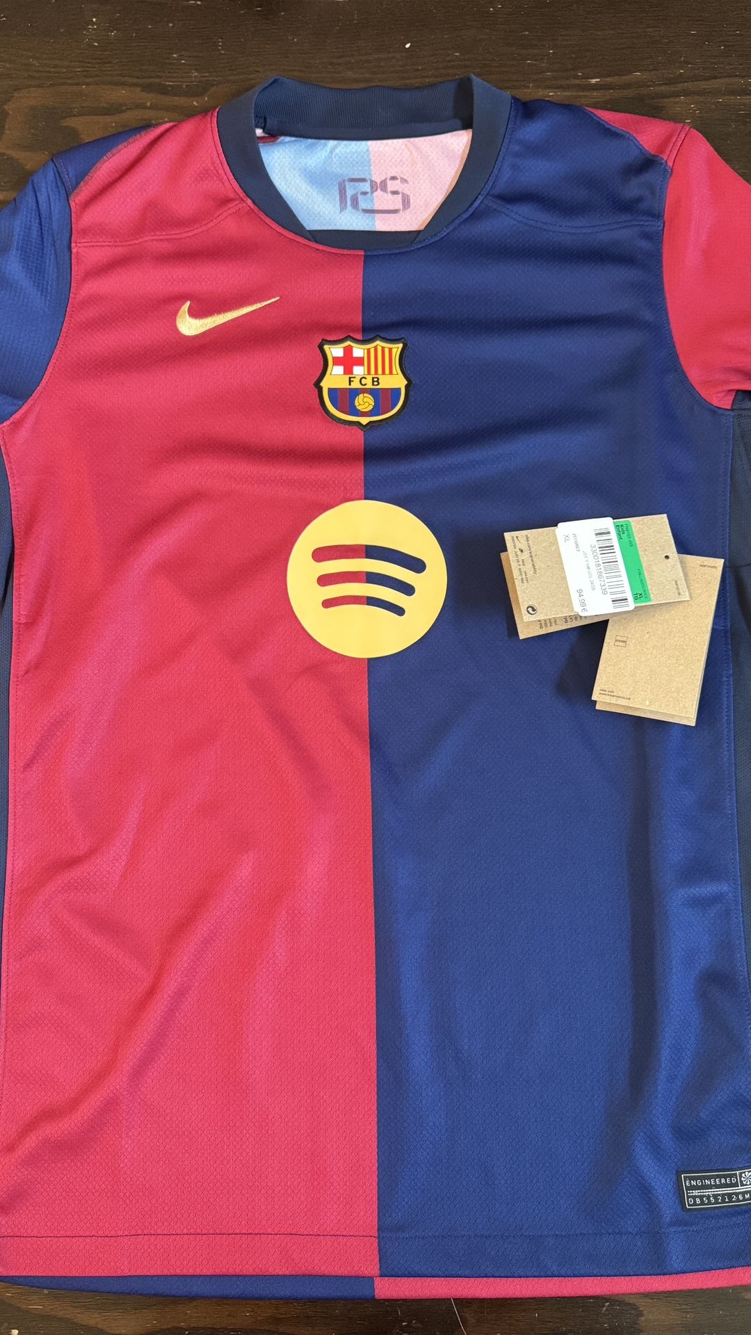 FC Barcelona Official Jersey 2024-2025 Youth XL