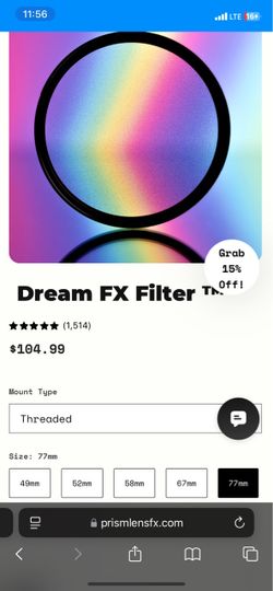 Prism FX lens
