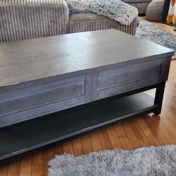 Ashley Furniture Lift Top Coffee Table Grey