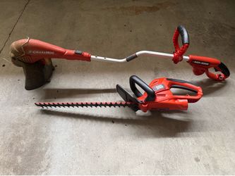 Weed eater and hedge trimmer