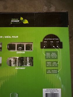 Solar security light 1600