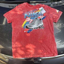 Nike Swoosh T Shirt Faded Red Color Air Max 97 DR800-657 XL Men