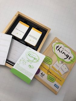 Game of things - party fun in wood box