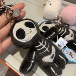 Jellycat Skeleton Bob Bag Charm - BNWT 