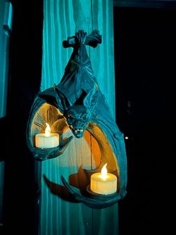 Hanging Bat Tea Light Holder 🦇