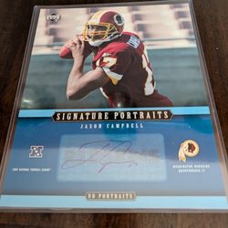 Washington Redskins Upper Deck 8x10 Autograph