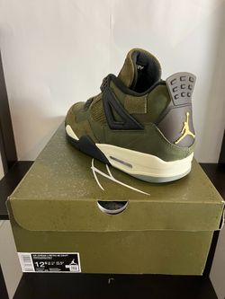 DS Air Jordan 4 Medium Olive 4s Men Sz12.5