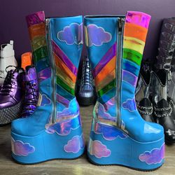 Heavenly Horizon Platform Boots for Sale in Los Angeles CA OfferUp