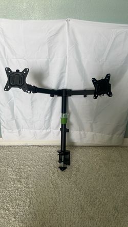 Dual monitor desk stand