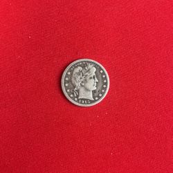 1915 D Barber Quarter Silver 