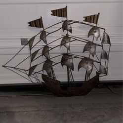 Art Deco/ Mid Century Modern Pirate Ship 