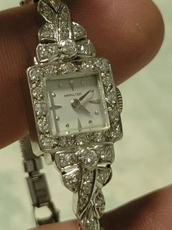Hamilton 14k Full Diamond 3carat 