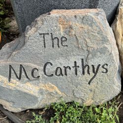 Custom Rock Engraving