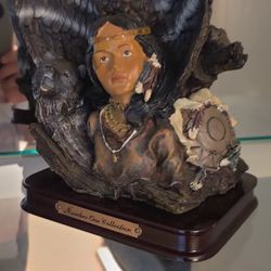 American Indian, Eagle, Wolf Statue