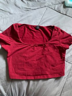 Red Crop Top