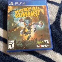 PS4 Destroy All Humans (Alien Invasion)