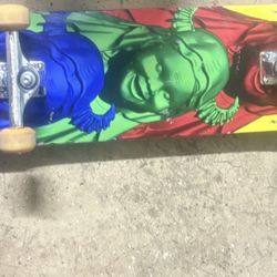 Edge lord skateboard with trucks complete 