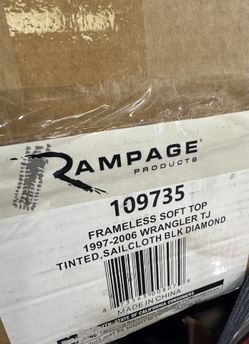 Rampage Frameless Trail Top Soft Top