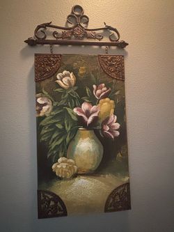 Floral wall decor