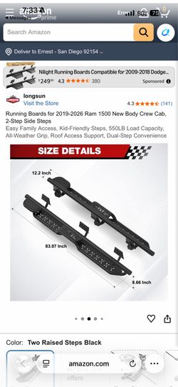 RAM Truck Running Board for 4X4