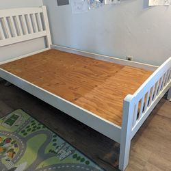 Twin Bed Frame - White