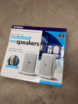 Yamaha indoor/outdoor speakers NS-AW150W 2-way brand new