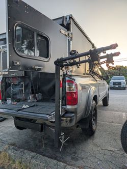 Swing-out bike rack by Yakima holds 4 bikes!