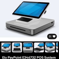 Elopoint All In One Android 13.3 POS Tablet Cash Drawer & Thermal Printer 